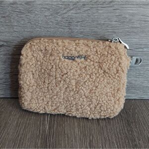 Baggallini On the Go Daily RFID Fleece Sherpa Pouch